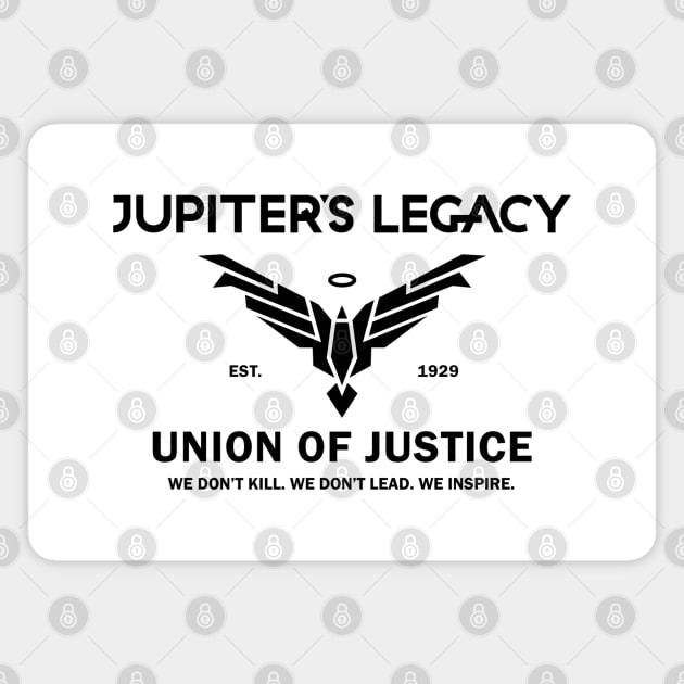 Jupiter's Legacy - Union of Justice Magnet by BadCatDesigns